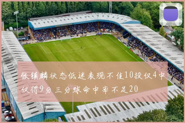 张镇麟状态低迷表现不佳10投仅4中仅得9分三分球命中率不足20